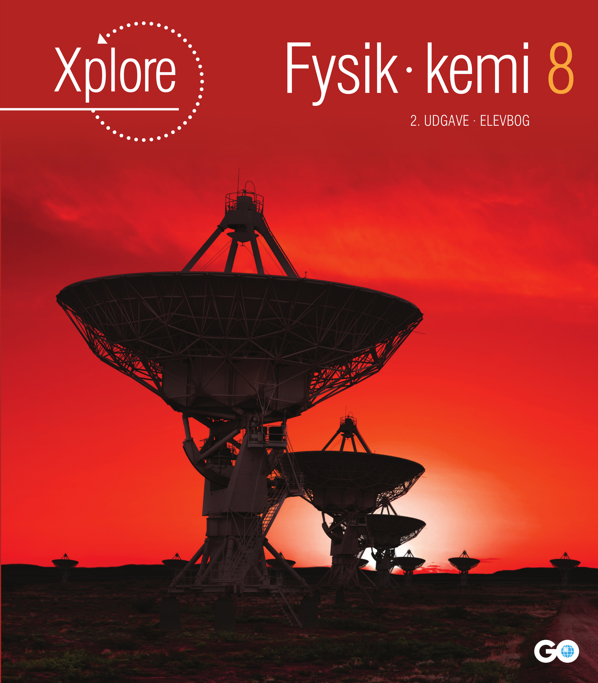 Forside Xplore Fysik/kemi 8 Elevbog - 2. udgave