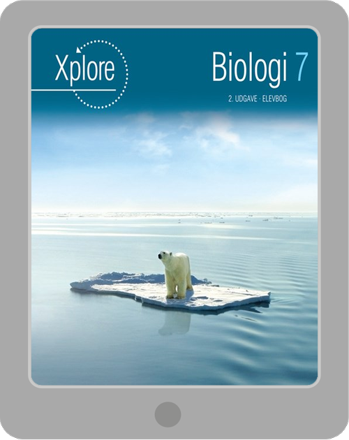 Forside Xplore Biologi 7 - 2. udgave E-bog