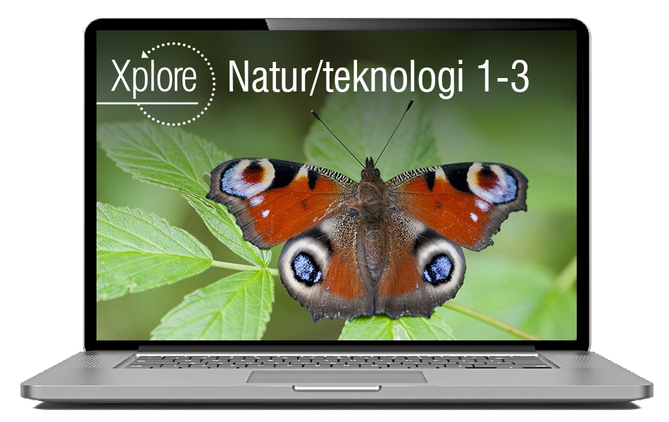 Skærmbillede med Xplore Natur/teknologi 1.-3. klassetrin