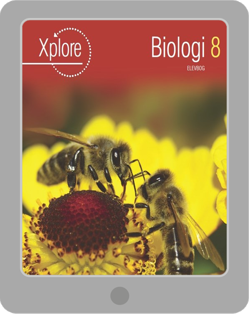 Forside Xplore Biologi 8 E-bog plus